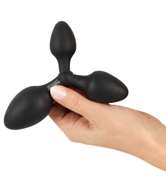 Plug Anal Silicone Triple Diamètre Noir