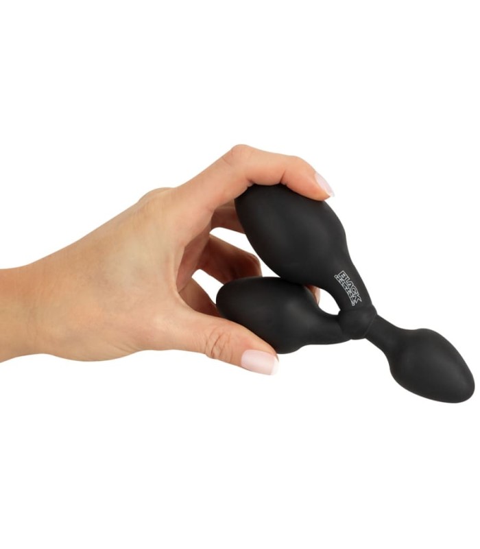 Plug Anal Silicone Triple Diamètre Noir