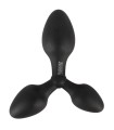 Plug Anal Silicone Triple Diamètre Noir