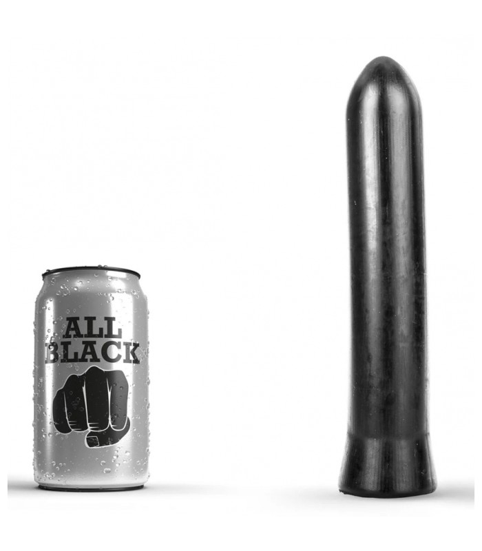 Gode gay All Black AB07 Dildo 20x4,5cm