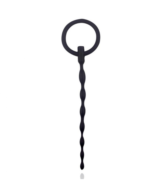 Sonde Urètre Silicone Noire avec diamètre de 5 à 8mm