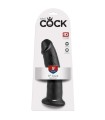 Gode Réaliste Noir Ventouse 9"