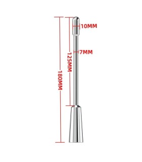Tige à Urètre Vibrante acier inxydable