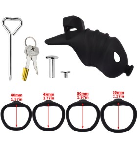 Cage à Pénis en Silicone Souple