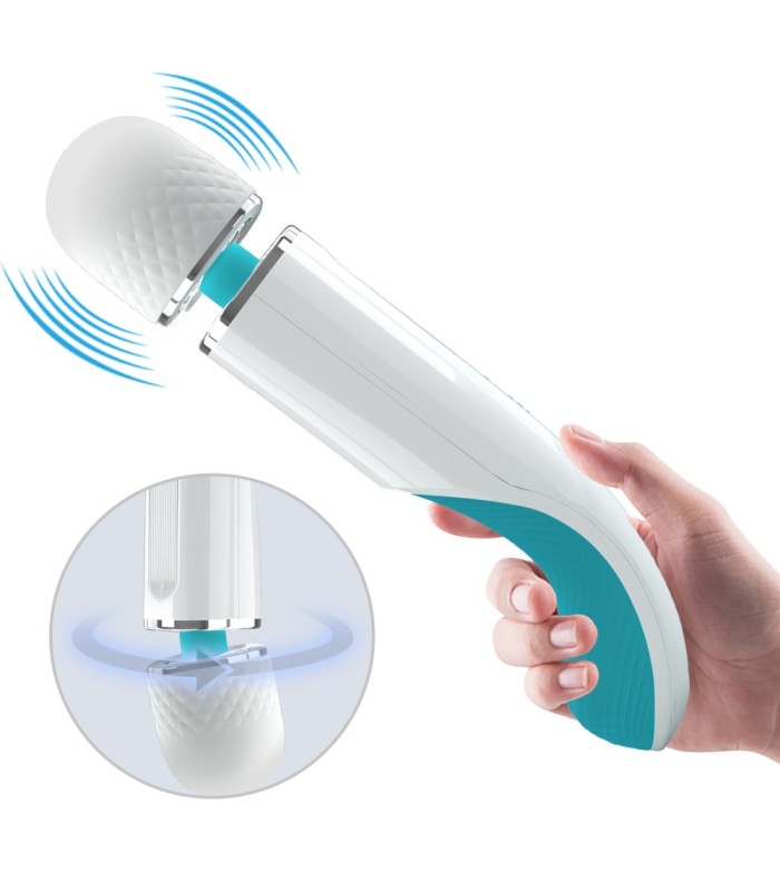 Sextoy Wand Tête Flexible Azlins