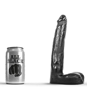 All Black - Gode Réaliste Black - gode pour gay