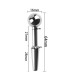 Sonde Urètre Percée pour Pénis 9mm