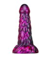 Gode Dragon Fantasy Flexible noir et violet