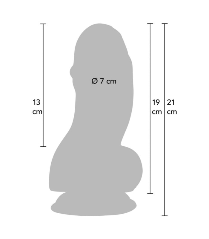 Gode XL Fat Boys Inferno 19x7cm