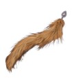 Plug Anal Queue Animale Marron
