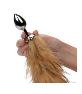 Plug Anal Queue Animale Marron