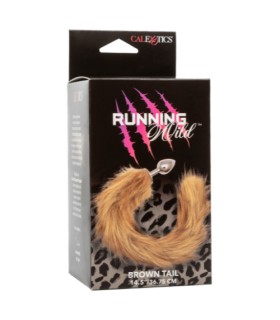 Plug Anal Queue Animale Marron