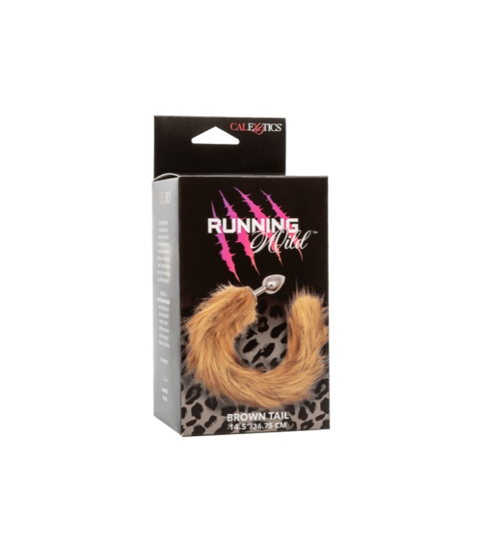 Plug Anal Queue Animale Marron