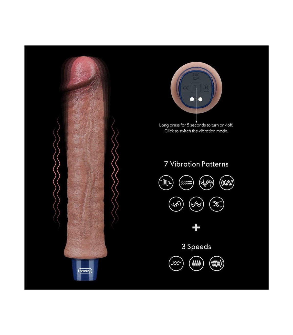 Gode Vibrant Débutant Rechargeable