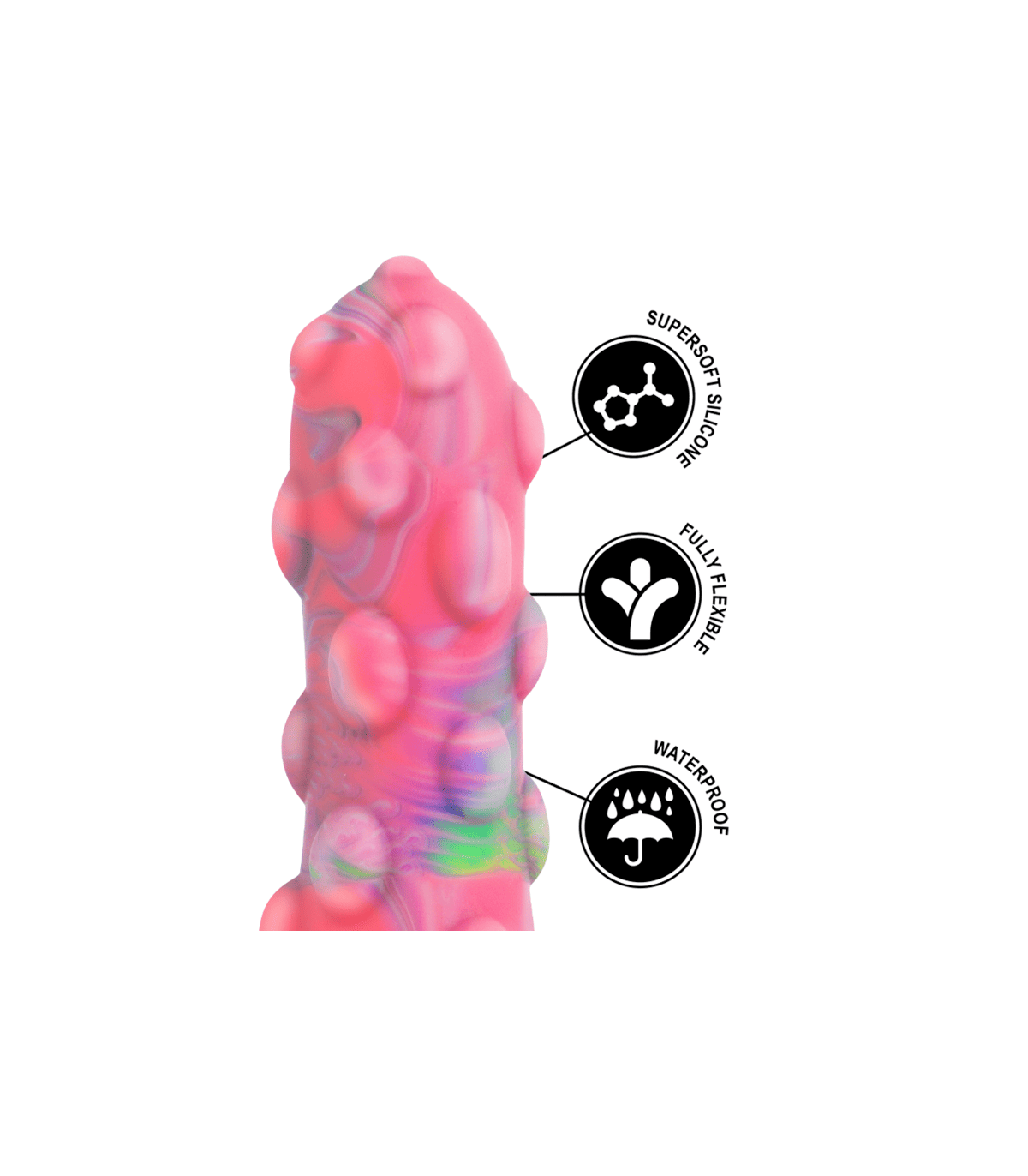 Gode Zoo Tentacule Nixie 15x4cm