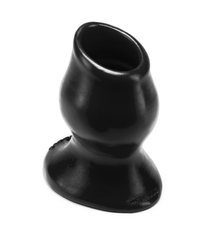 Plug tunnel anal creux noir Oxballs Small pour dilatation et jeux extrêmes