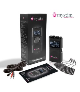 Unité d’électrostimulation Mystim Tension Lover 2 – Powerbox E-Stim avec écran et électrodes