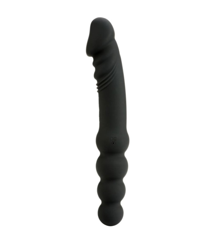 Vibromasseur Anal Vibrant Double Plaisir 23x3,7cm