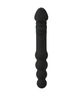 Vibromasseur Anal Vibrant Double Plaisir 23x3,7cm