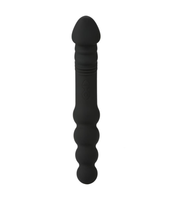 Vibromasseur Anal Vibrant Double Plaisir 23x3,7cm