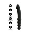 Vibromasseur Anal Vibrant Double Plaisir 23x3,7cm