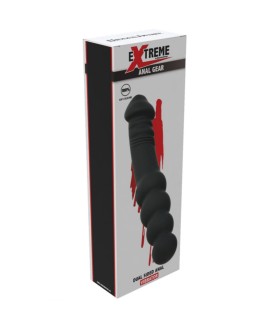 Vibromasseur Anal Vibrant Double Plaisir 23x3,7cm