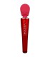 Wand Massage CARESSE Rouge – Vibro 25cm étanche et rechargeable