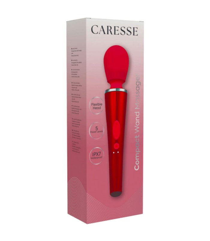 Wand Massage Caresse Rouge 25cm