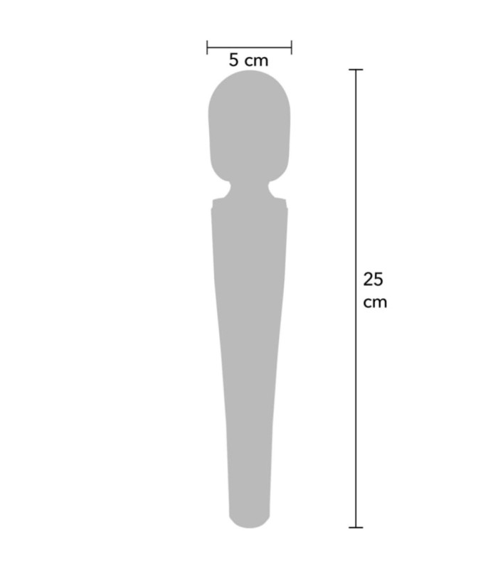 Wand Massage Caresse Rouge 25cm
