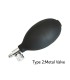 Plug Gonflable Noir à Soufflet avec poire de gonflage manuelle