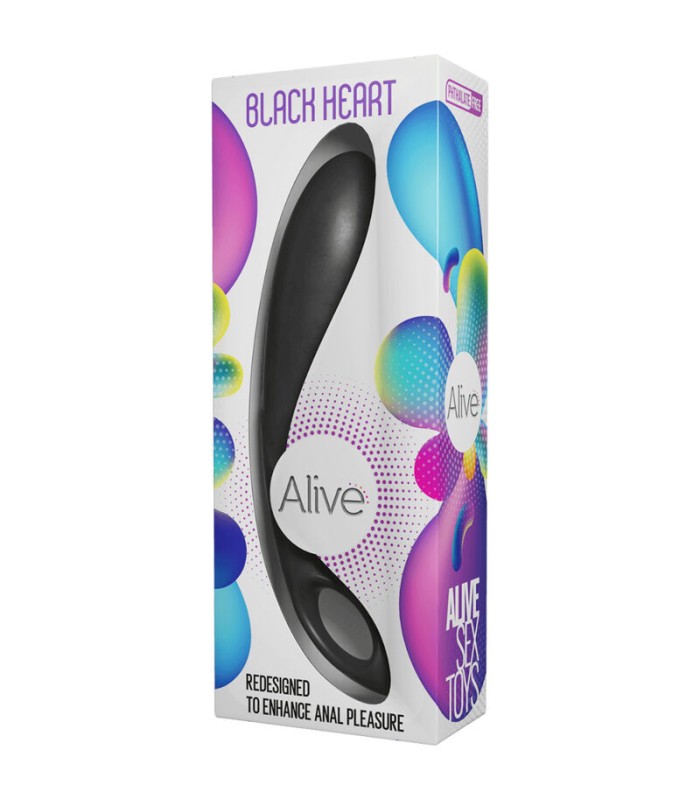 Jouet Anal Noir Black Heart Alive