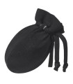 Sac à Pénis en Tissu Noir pour effet push up
