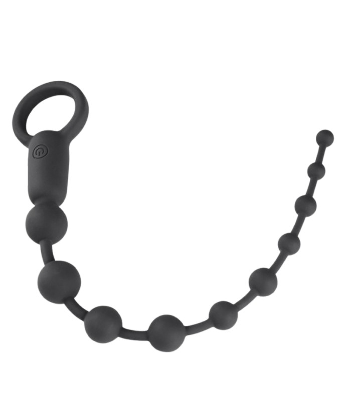 Chapelet Anal Vibrant Beads Vibe avec 10 modes de vibration