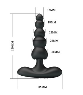 Plug Anal Vibrant Corban noir