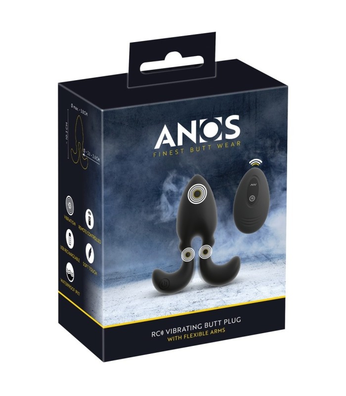 Plug Anal Vibrant Bras Flexibles Anos