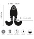 Plug Anal Vibrant Bras Flexibles Anos