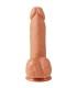 Gode Réaliste Souple Texturé 20x4,5cm