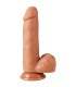 Gode Réaliste Souple Texturé 20x4,5cm
