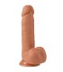 Gode Réaliste Souple Texturé 20x4,5cm
