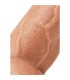Gode Réaliste Souple Texturé 20x4,5cm