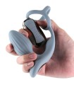 Plug Anal Vibrant et Rotatif avec Anneau Pénis et Testicules