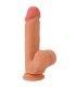Gode Silicone avec Bourses Mobiles Hidden Desire