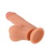 Gode Silicone avec Bourses Mobiles Hidden Desire