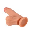 Gode Silicone avec Bourses Mobiles Hidden Desire