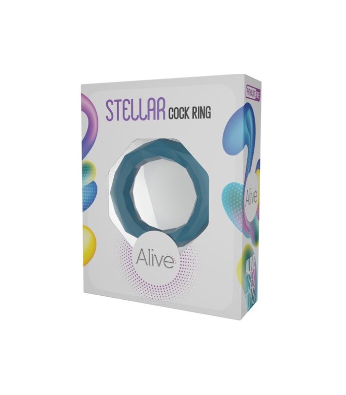 Cockring Silicone Alive Stellar Noir