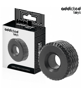 Cockring Pénien Extra Épais Noir 3cm