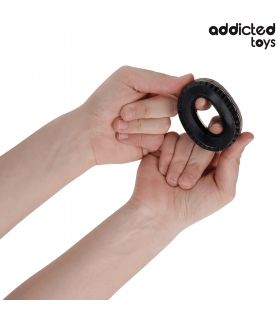 Cockring Pénien Extra Épais Noir 3cm