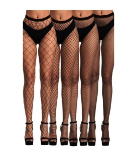 Pack 4 Collants Résille Fantaisie