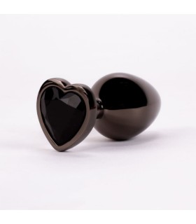 Coffret 3 Plugs Bijou Anal Coeur Noir