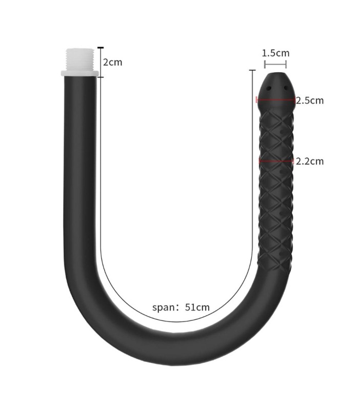 Embout Douche Lavement Intime 50cm